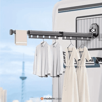 Varal Sem Perfuração Extensível Dobrável