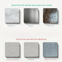 Varal Sem Perfuração Extensível Dobrável