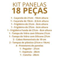Kit Panelas Antiaderentes Premium com Cabo Removível – Edição Limitada