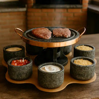 Jogo 9 Peças – Churrasco Giratório 2.0