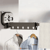 Varal Sem Perfuração Extensível Dobrável