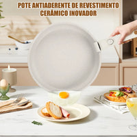 Kit Panelas Antiaderentes Premium com Cabo Removível – Edição Limitada