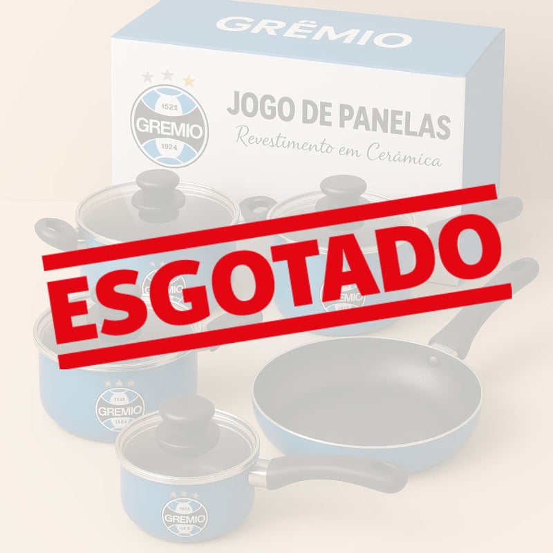 Kit 5 Panelas Oficiais Time de Futebol da Paixão