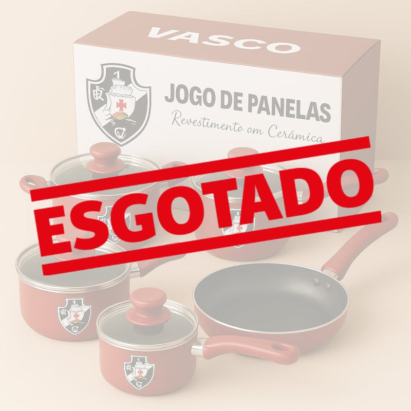Kit 5 Panelas Oficiais Time de Futebol da Paixão