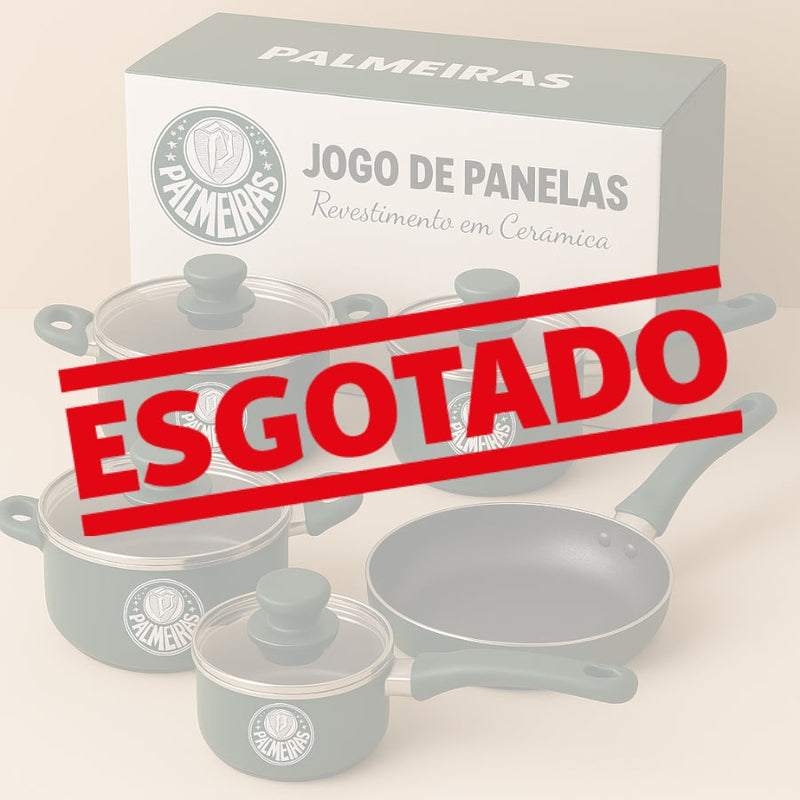 Kit 5 Panelas Oficiais Time de Futebol da Paixão