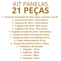 Kit Panelas Antiaderentes Premium com Cabo Removível – Edição Limitada