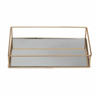 Bandeja Decorativa com Espelho Luxo